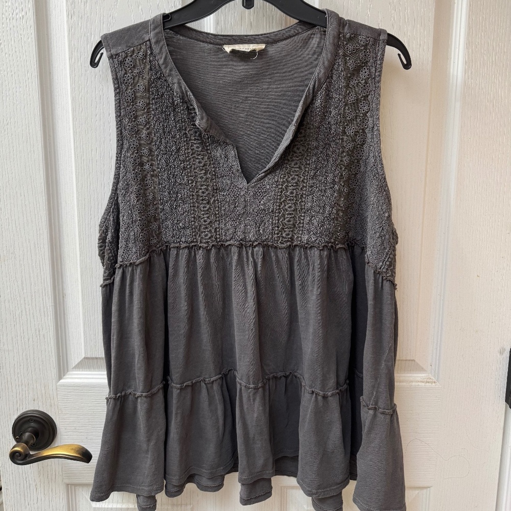 Lucky Brand Women’s Tiered Tunic Tank